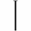 Konsolinio stalo kojelės, 4 vnt., juodos, 72-74 cm, plienas