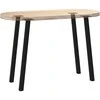 Konsolinio stalo kojos, 4 vnt., juodos, 72 cm, plienas