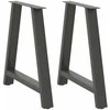 Kavos staliuko kojelės, A formos, 2 vnt., 70x(72-73)cm