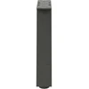 Kavos staliuko kojelės, 2 vnt., antracito spalvos, 40x(30-31) cm, plienas