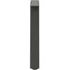 Kavos staliuko kojelės, 2 vnt., antracito spalvos, 50x(42-43) cm, plienas
