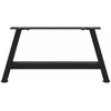 Kavos staliuko kojelės, A formos, 2 vnt., juoda, 70x(30-31)cm