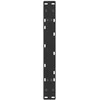 Kavos staliuko kojelės, A formos, 2 vnt., juodos, 60x(30-31) cm, plienas