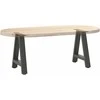 Kavos staliuko kojelės, 2 vnt., antracito spalvos, 50x(42-43) cm, plienas