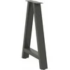 Kavos staliuko kojelės, A formos, 2 vnt., 50x(72-73)cm