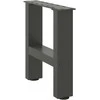 Kavos staliuko kojelės, antracito, 2 vnt., 30x(30-31)cm