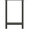 Kavos staliuko kojelės, antracito, 2 vnt., 60x(72-73)cm