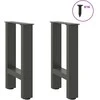 Kavos staliuko kojelės, antracito, 2 vnt., 28x(42-43)cm