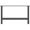 Kavos staliuko kojelės, antracito, 2 vnt., 70x(42-43)cm