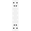 Kavos staliuko kojelės, balta, 2 vnt., 40x(30-31)cm, plienas