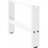 Kavos staliuko kojelės, balta, 2 vnt., 50x(30-31)cm, plienas