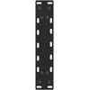 Kavos staliuko kojelės, juoda, 2 vnt., 40x(30-31)cm, plienas