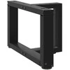 Kavos staliuko kojelės, T formos, 2 vnt., 50x25x(30-31)cm
