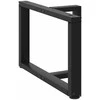 Kavos staliuko kojelės, T formos, 2 vnt., 70x25x(42-43)cm