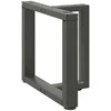 Kavos staliuko kojelės, T formos, 2 vnt., 50x25x(42-43)cm