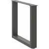 Kavos staliuko kojelės, U formos, 2 vnt., 50x(42-43)cm
