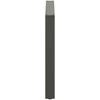 Valgomojo stalo kojos, U formos, 2 vnt., antracito spalvos, 100x(72-73) cm, plienas