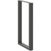 Kavos staliuko kojelės, U formos, 2 vnt., 60x(100-101) cm