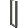 Kavos staliuko kojelės, U formos, 2 vnt., 38x(72-73) cm