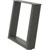 Kavos staliuko kojelės, U formos, 2 vnt., 50x(42-43)cm