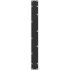 Valgomojo stalo kojelės, 2 vnt., juodos, 90x(72-73) cm, plienas, U formos