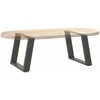 Kavos staliuko kojelės, U formos, 2 vnt., 50x(42-43)cm