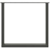 Valgomojo stalo kojos, 2 vnt., antracito spalvos, 80x(72-73) cm, plienas, U formos