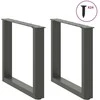 Kavos staliuko kojelės, U formos, 2 vnt., 50x(42-43)cm