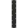 Valgomojo stalo kojelės, U formos, 2 vnt., juodos, 50x(72-73) cm, plienas