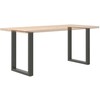 Kavos staliuko kojelės, U formos, 2 vnt., 60x(72-73) cm