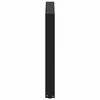 Valgomojo stalo kojelės, 2 vnt., juodos, 80x(72-73) cm, plienas, U formos