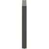 Valgomojo stalo kojos, U formos, 2 vnt., antracito spalvos, 90x(72-73) cm, plienas