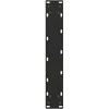 Kavos staliuko kojelės, U formos, 2 vnt., juoda, 40x(100-101)cm