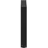 Kavos staliuko kojelės, 2 vnt., juodos, 50x(42-43) cm, plienas, U formos
