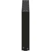 Kavos staliuko kojelės, U formos, 2 vnt., juoda, 70x(30-31)cm
