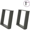 Kavos staliuko kojelės, U formos, 2 vnt., 50x(42-43)cm