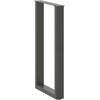 Kavos staliuko kojelės, U formos, 2 vnt., 40x(90-91)cm, plienas