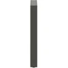 Valgomojo stalo kojos, U formos, 2 vnt., antracito spalvos, 50x(72-73) cm, plienas
