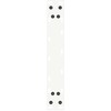 Kavos staliuko kojelės, U formos, 2 vnt., balta, 38x(72-73) cm