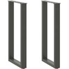 Kavos staliuko kojelės, U formos, 2 vnt., 38x(72-73) cm