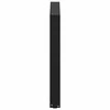 Valgomojo stalo kojelės, 3 vnt., juodos, 80x(72-73) cm, plienas, U formos