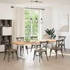 Valgomojo stalo kojelės, 3 vnt., baltos, 70x(72-73) cm, plienas, U formos