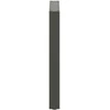 Valgomojo stalo kojos, 3 vnt., antracito spalvos, 70x(72-73) cm, plienas, U formos