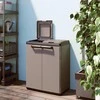 Keter Šiukšlių rūšiavimo spintelė Split Basic, pilka ir juoda, 85cm