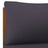 Keturvietė sodo sofa su pagalvėlėmis, akacijos medienos masyvas