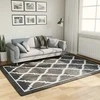 Kilimas, juodas ir baltas, 160x230cm, neslystantis, plaunamas