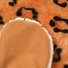 Kilimas leopardas, pliušinis, 139 cm, rudas