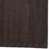 Kilimas, tamsiai rudas, 80x300cm, bambukas, stačiakampis