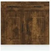 Kitchen Base Cabinet "Kalmar" Smoked Oak Engineered Wood