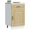 Kitchen Base Cabinet "Kalmar" Sonoma Oak Engineered Wood